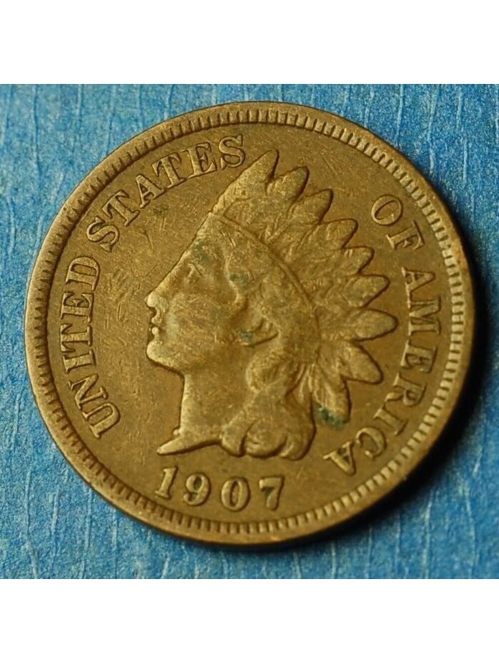 W1629 1907 Indian Head Cent Penny 1c - Check Out Our Store old coin money gift